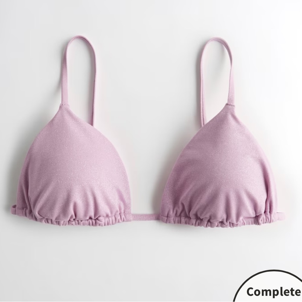 Hollister String Triangle Bikini Top